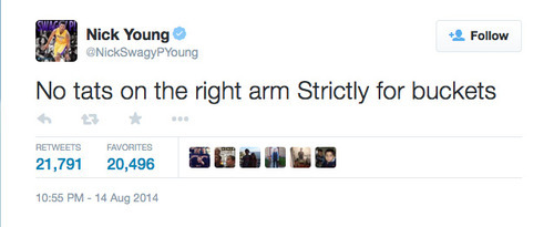 Nick Youngs right arm is no longer strictly for buckets   SBNationcom