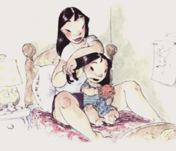 seeyaspacecat:  Chris Sanders: Concept and Storyboard art Lilo and Stitch: Director,