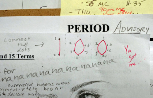 toughtootindweebie:tastefullyoffensive:&ldquo;After hours of grading papers, I came across this…&rdq