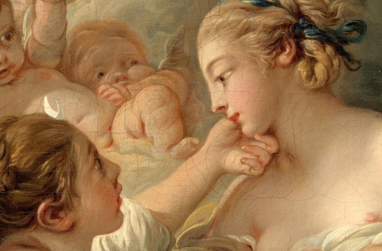 rubenista:  Detail of Jupiter, in the Guise of Diana, and Callisto by François