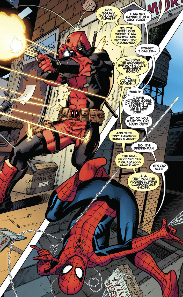 SPIDER-MAN NOTES — Spider-Man & Deadpool by Avengergram