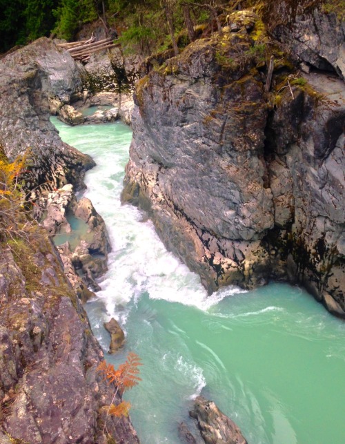 Like mighty water roaring down a narrow canyon.