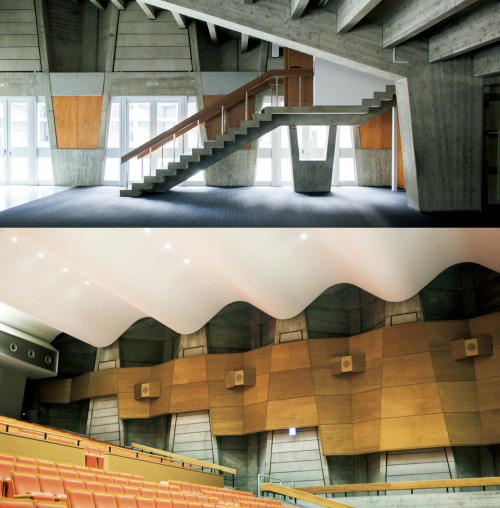 Gunma Music Centre. 1961.Architect: Antonin RaymondPhotographer: Kiyoshi Nishioka 