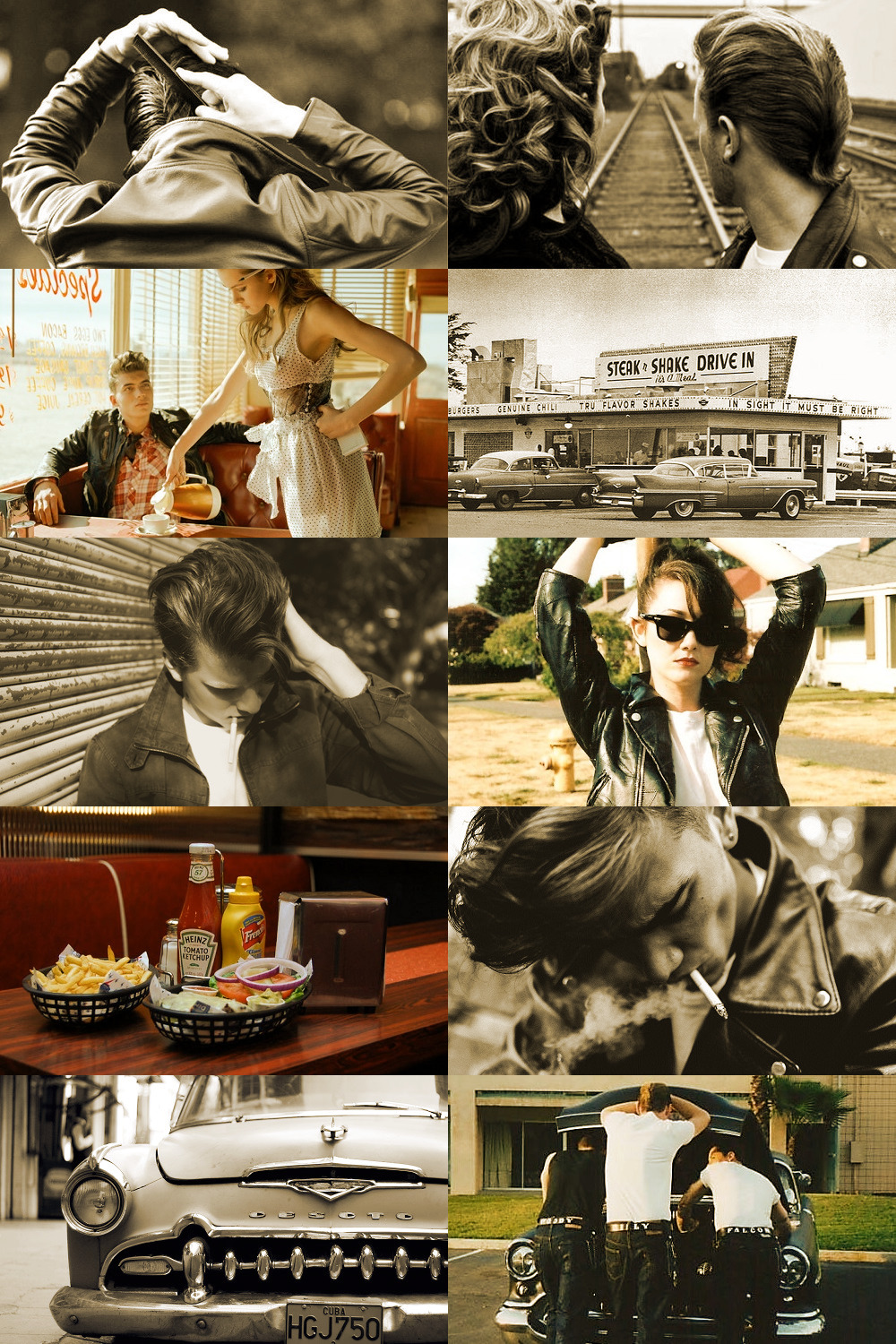 50s Greaser Aesthetic ; requested by anon -