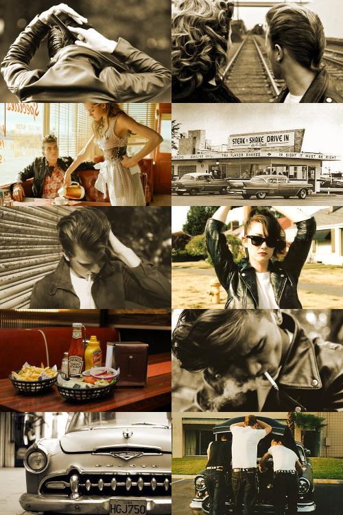 catastrophepins - 50s Greaser Aesthetic ; requested by anon