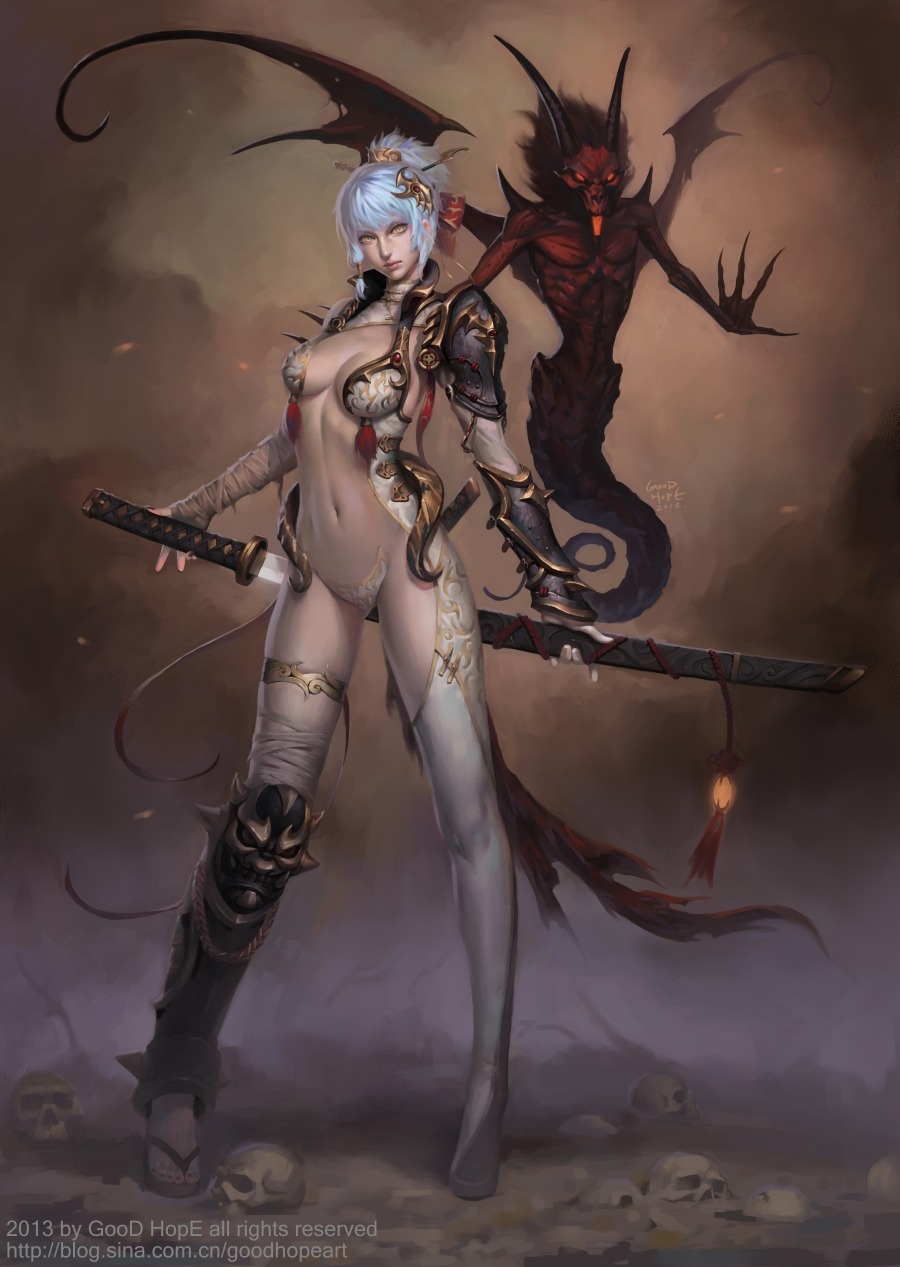 cyrail: art-of-cg-girls:  Assassin by GooDHopE  Featured on Cyrail: Inspiring artworks