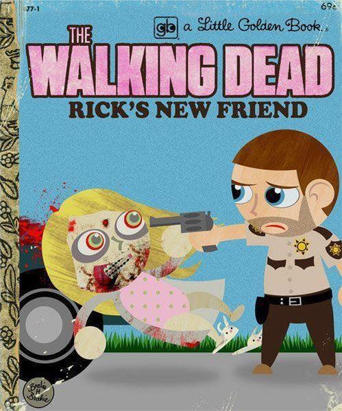 Fan art of the day: The Walking Dead, the Golden Book