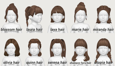 GegeSims - Mariana Hair - The Sims 4 Create a Sim - CurseForge