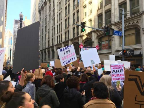 We will keep fighting . . . . . #womensmarch2017 #pittsburgh #feminism (at Downtown Pittsburgh)