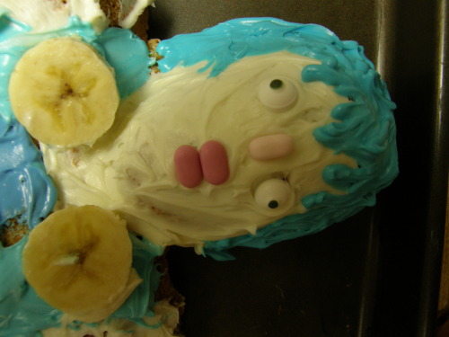 pugfarts:  I made an Aoba cake for my wife’s birthday. 