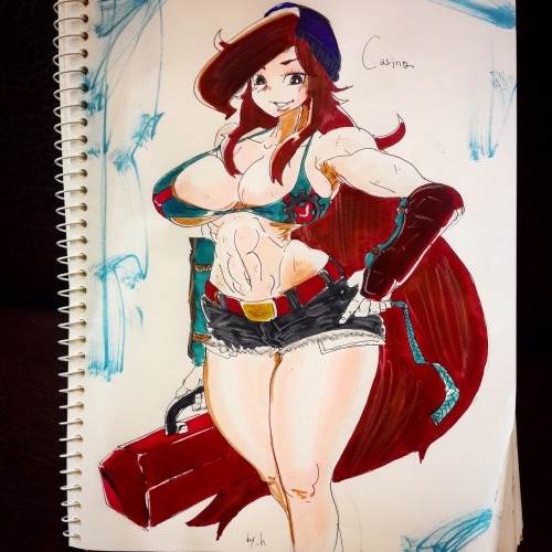 ferrousoxide:  gynoidherring:fanart!!  Thank you!!!