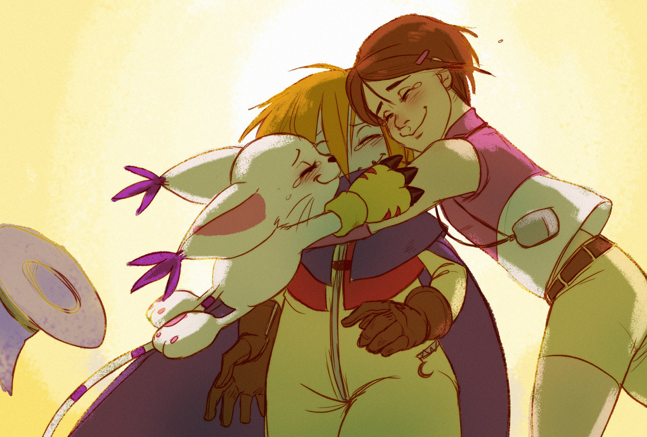 rei-reiji:  distant-glory:  DGM: Beautiful Reunion by *MooFrog44  Goddramon… Looking