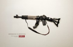 the-gasoline-station:  Information is Ammunition Campaign: CJFE (Canadian Journalists for Free Expression) Source: Adeevee 