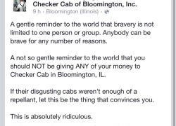ianthe:  SIGNAL BOOST!!!  https://www.facebook.com/BloomingtonCheckerhttps://www.facebook.com/BloomingtonCheckerhttps://www.facebook.com/BloomingtonChecker  RATE THEM ONE STAR. THEIR RATING IS CURRENTLY 2/5 LET’S KNOCK THESE FUCKERS DOWN