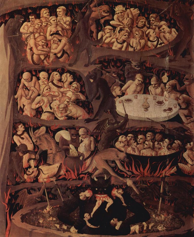 deathandmysticism:  Fra Angelico, Detail of The Last Judgment, San Marco, Florence,