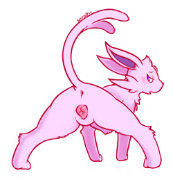 littlelovelypokemon:  I love the pose and color tone… though it kinda makes me wanna chew it like bubblegum