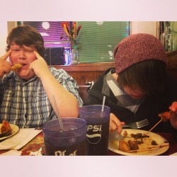 Ching Chong. Dinner with these dweebs. @thematt_raines @mighty__mou5e @_whatevssss_