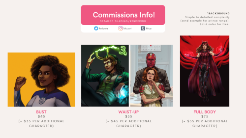 kitua: Hey, I’m opening my commissions again! Email me (kituart@hotmail.com) if interested, feel fre