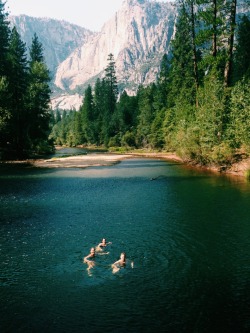 patagonia:  Swimming at Yosemite. 