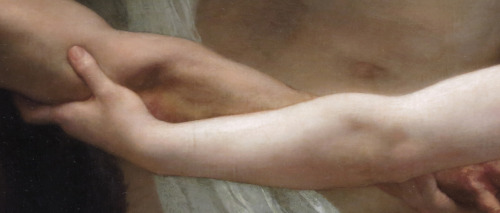 c0ssette:William Bouguereau,Nymphs and Satyr (details)