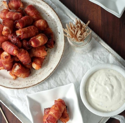 ketomazing:  Chipolte chicken wrapped bacon
