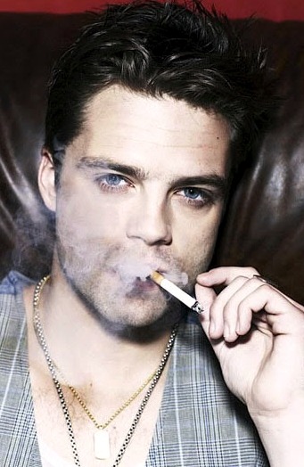 wintersoldierofmyheart:  Sebastian Stan + smoking  Bonus: