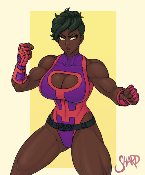  Commish of @DarkZeroNova ’s OC She-Power! 