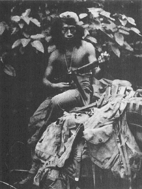 Filipino guerrilla scout, World War II.