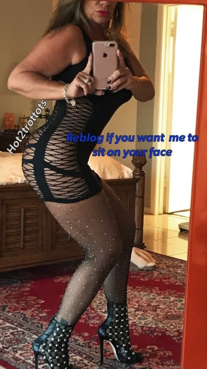 hottotrottots:  I promised to play dress up tonight. Reblog if you want this pussy to squirt all over your face PLEASE FOLLOW MY NEW PAGE ON INSTAGRAM Hot2trottots1 main page got deleted   Can’t help reblogging this sexy ass picture of me. Love this