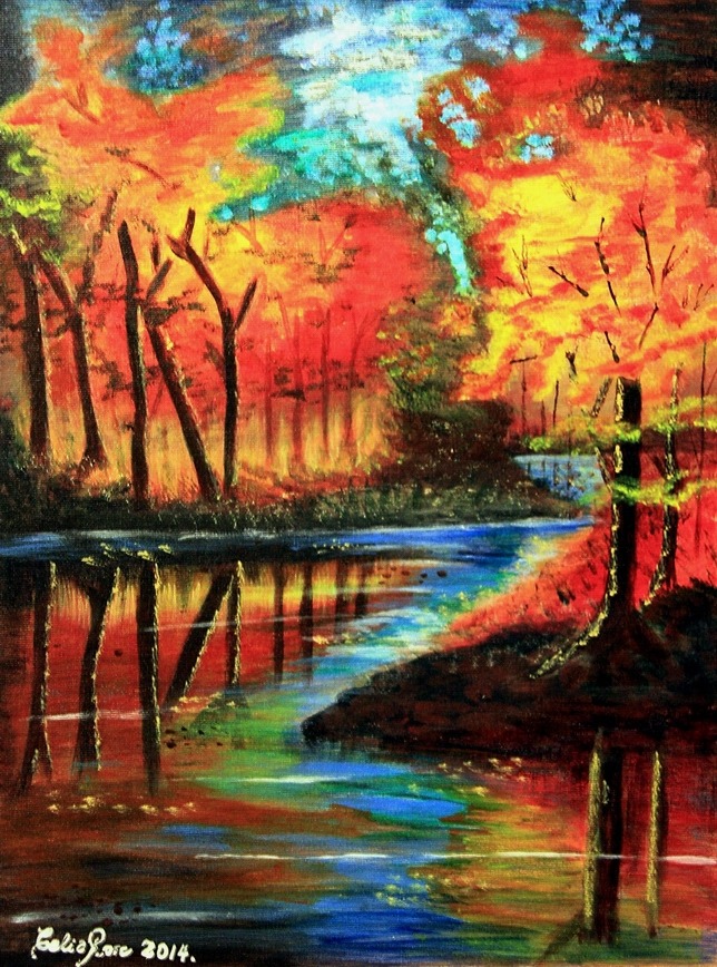 celiaroseandjotabotasart:  Acyrlic on canvas.By CeliaRose, 2014.Acrílico en cartón