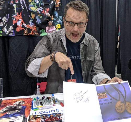 lupineart: white-rainbowff: This has been the most SURREAL day of my life! I met Steve Blum at Phoen