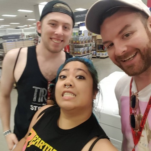 So I ran into @budthechud at Sears yesterday before heading to Warped. Such a great day. I moshed an