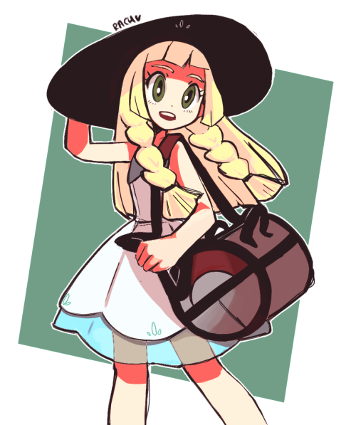 waterrflower:Lillie! i’m practicing in Sai :D