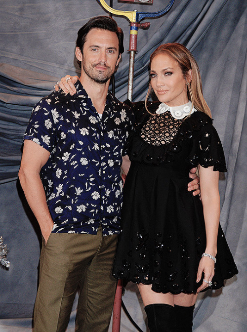 fyjlo:Jennifer Lopez &  Milo Ventimiglia attend the photo call For STX Films’ ‘Second Act’ at 