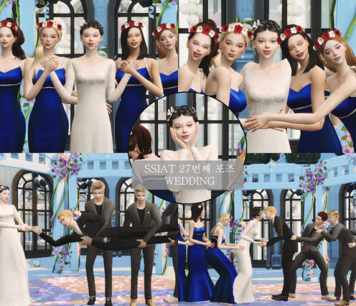 ssi-at: POSE for wedding day  This pose pack will help you leave pictures with your friends on your 