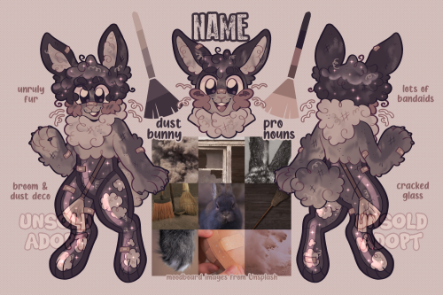  Dust Bunny Charmie Collab Adopt!selling this design that me and my buddies qhostbyrd and DipperPine