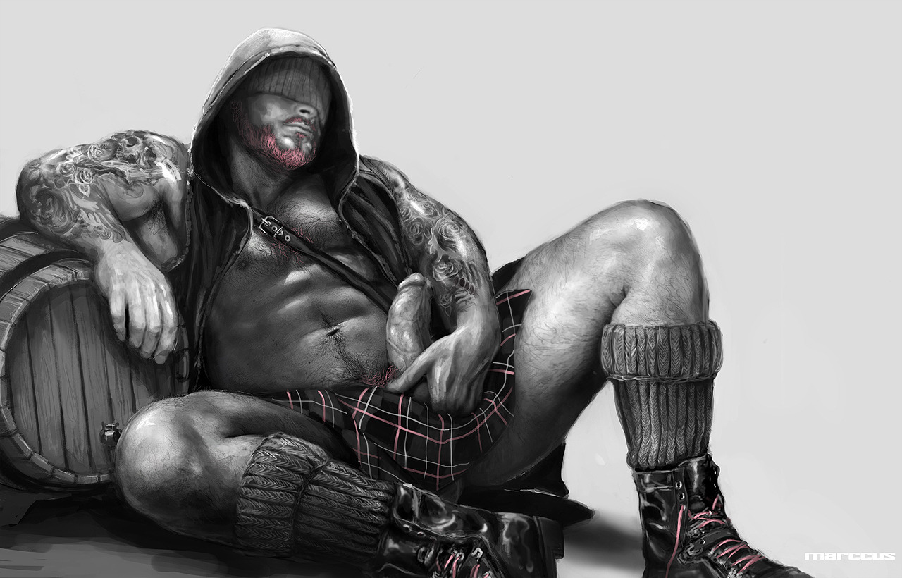 marccusworks:  Biweekly beards no.6; nsfw edition! hope you like it ;)