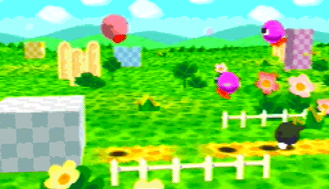 n64thstreet:  The stealthy Explosive Ninja Stars of Kirby 64: The Crystal Shards, by