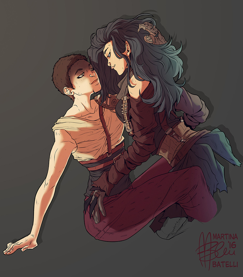 mortinfamiart:The last two commission I did For   aerieyena (Two Ocs) and holaulloha (Furiosa