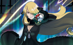 sinnohqueen: whys nobody talking abt this art of cynthia from the new tcg set, double blaze!!!!! not only is the art absolutely fantastic but LOOK at that GRIN shes GREAT i LOVE HER 