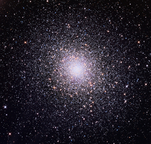Messier 5 is a globular star cluster, 100,000 stars or more, bound by gravity and packed into a regi