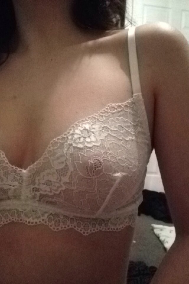 uncoolghoul:  I bought cute bras including this one. 