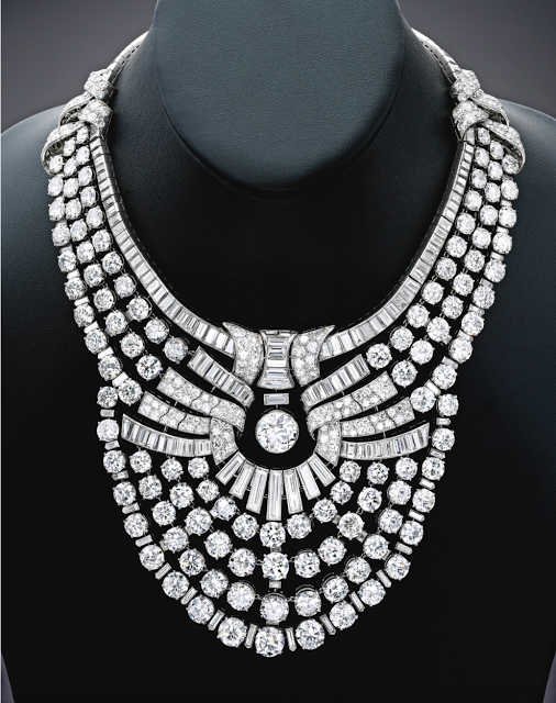 Platinum Necklace studded with Solitaires Auctioned for Over $4 Million! http://ift.tt/1P0vBMA