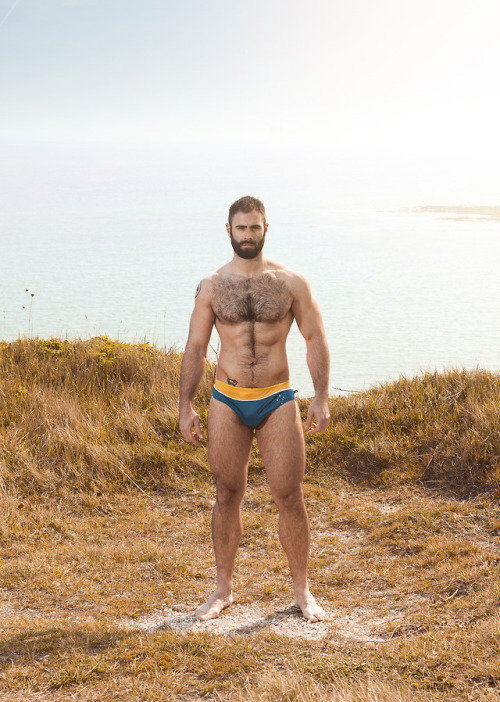 cleverprime: Francesc Gascó // shot by Lee Faircloth Happy birthday to my amazing friend Francesc. Paleontologist, beefcake, and all round lovely guy. Shot by me at Margate Beach, UK. Head over to his Instagram and show him some birthday love! 
