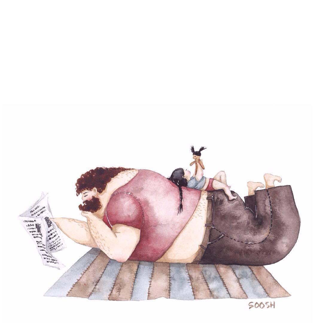  The Inseparable Bond Between Fathers And Daughters Expressed Through 15 New Illustrations