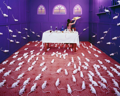 sixpenceee:Korean Artist, JeeYoung Lee transforms her small, 3x6m studio into different dream worlds