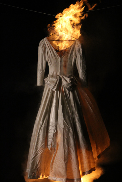 womansart:Colombian artist Adriana Marmorek, Relic #17 III - Wedding Gown 2, 2016