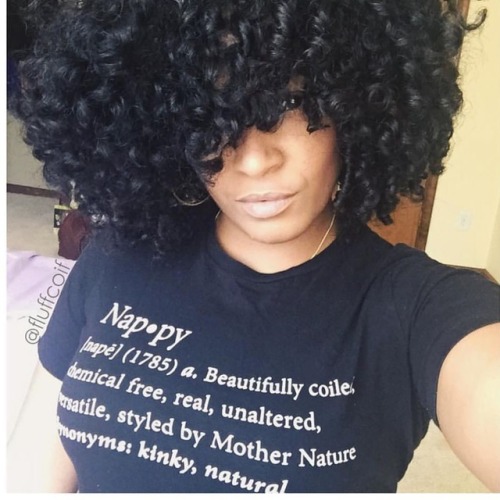 globalcouture1: ❤️ @fluffcoif #globalcouture #tbt nappy tee www.globalcouture,net #globalcouture