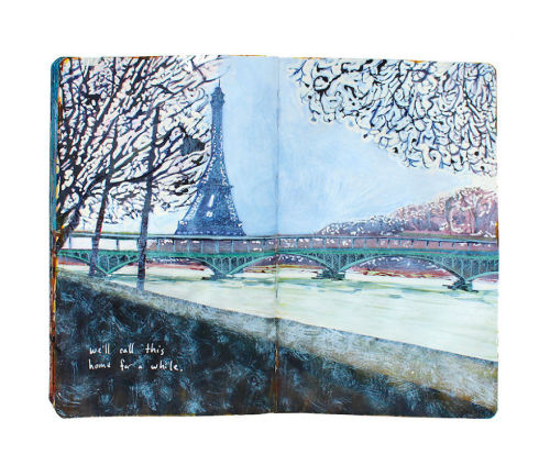 I Documented Two Years Of Travel By Painting In My Moleskine Notebook“I am an American artist 