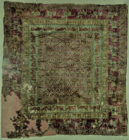 historyarchaeologyartefacts - The Pazyryk Carpet, the oldest known...